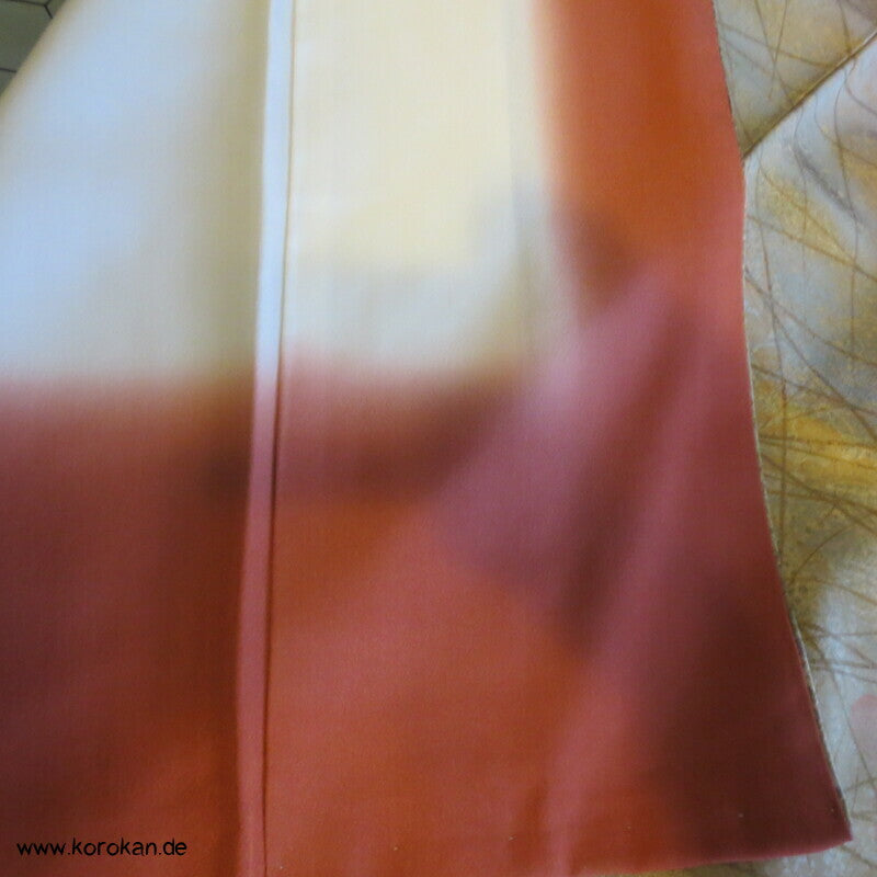 gewebtes Shippo Homongi Kimono, Bokashi Farbverlauf, Stickerei