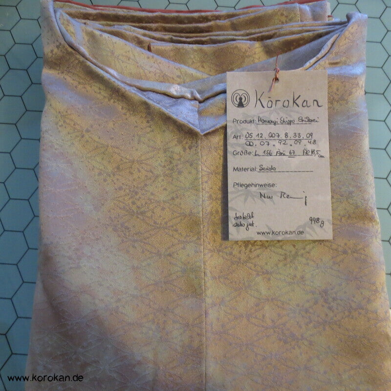 gewebtes Shippo Homongi Kimono, Bokashi Farbverlauf, Stickerei