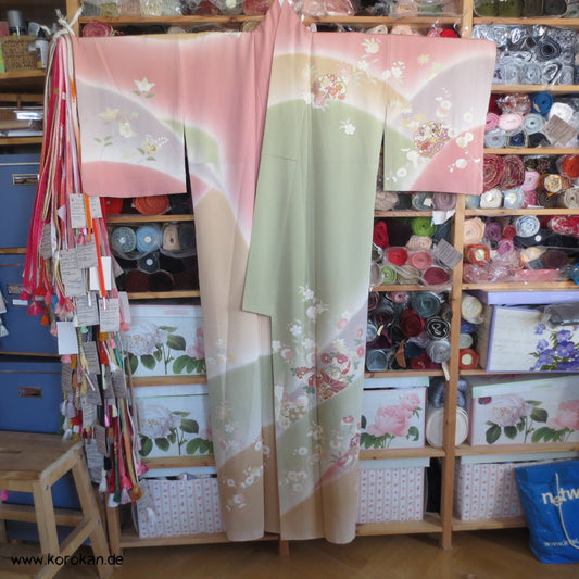 pastellfarben diagonal gemusterter Homongi