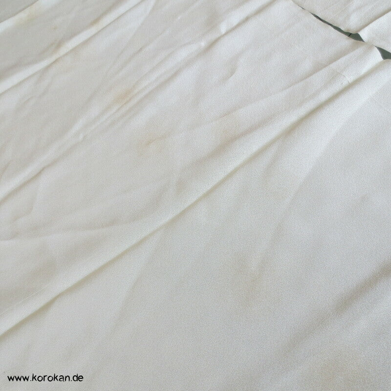 Kimono Seidenrest schlichte natur Honan Seide