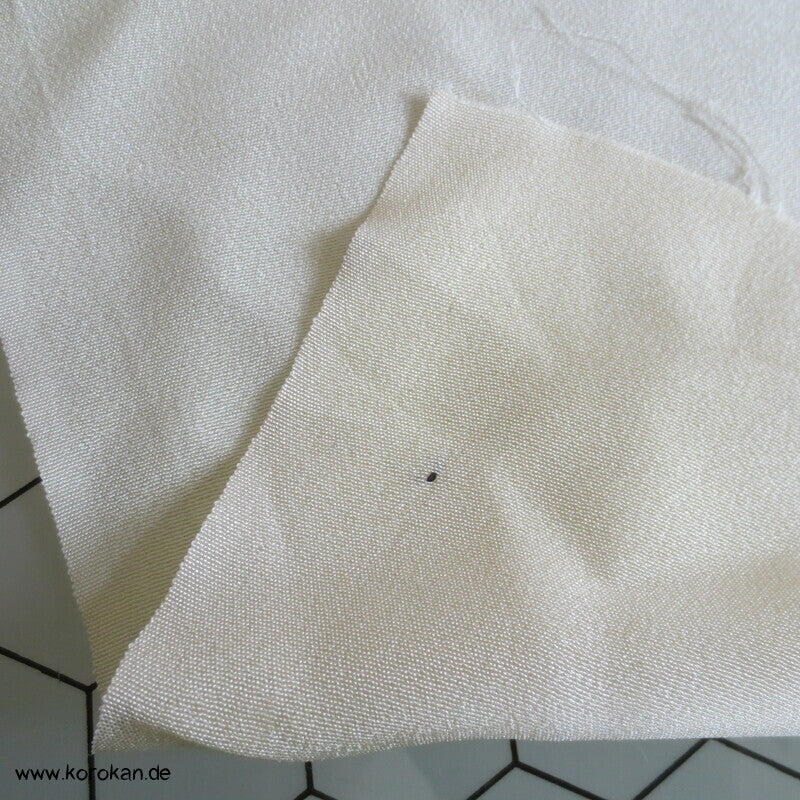Kimono Seidenrest schlichte natur Honan Seide