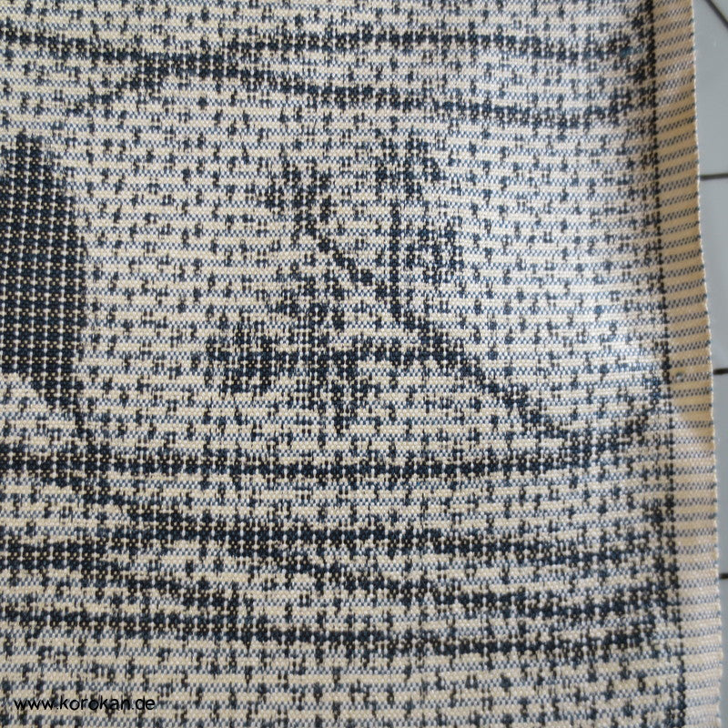 Wiesenmuster von beiden Webkanten Kasuri Tsumugi Kimono Seide