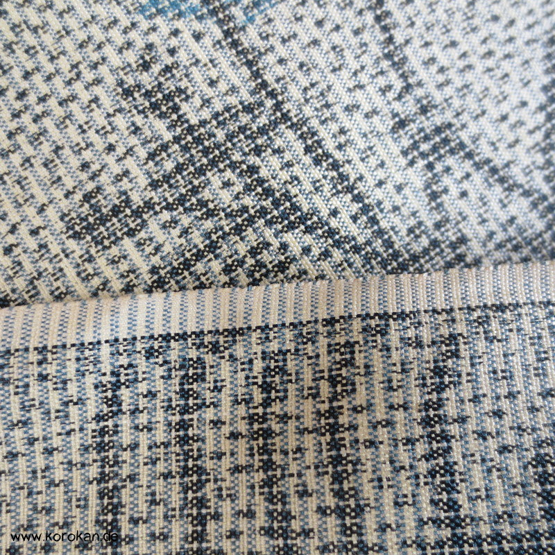 Wiesenmuster von beiden Webkanten Kasuri Tsumugi Kimono Seide