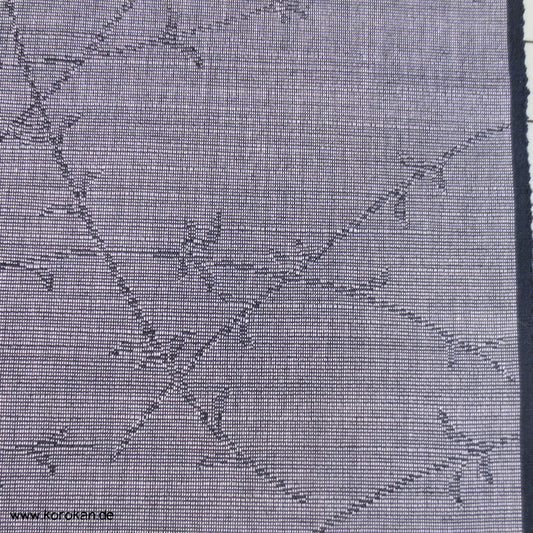 Zweige Jacquard Wolle / Seide / Baumwolle Mischgewebe