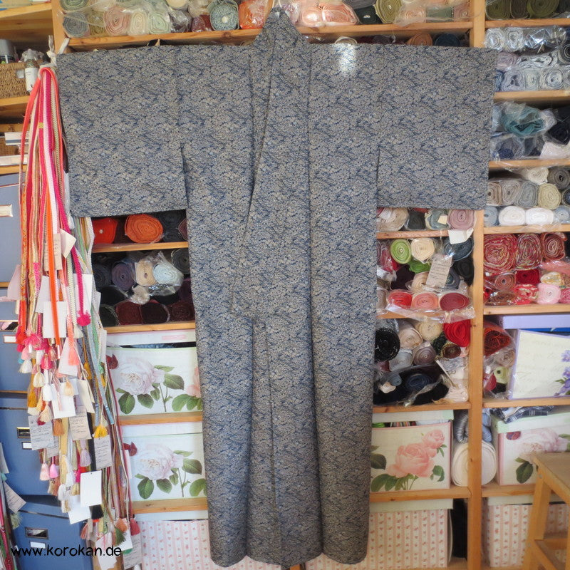 Landschaftsmuster Omeshi Jacquard Komon Kimono