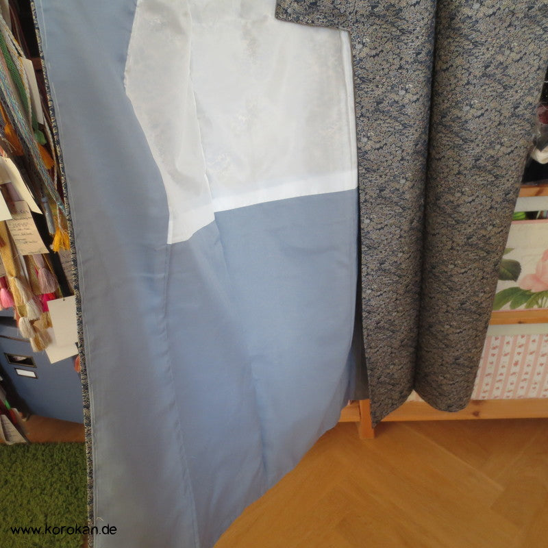 Landschaftsmuster Omeshi Jacquard Komon Kimono