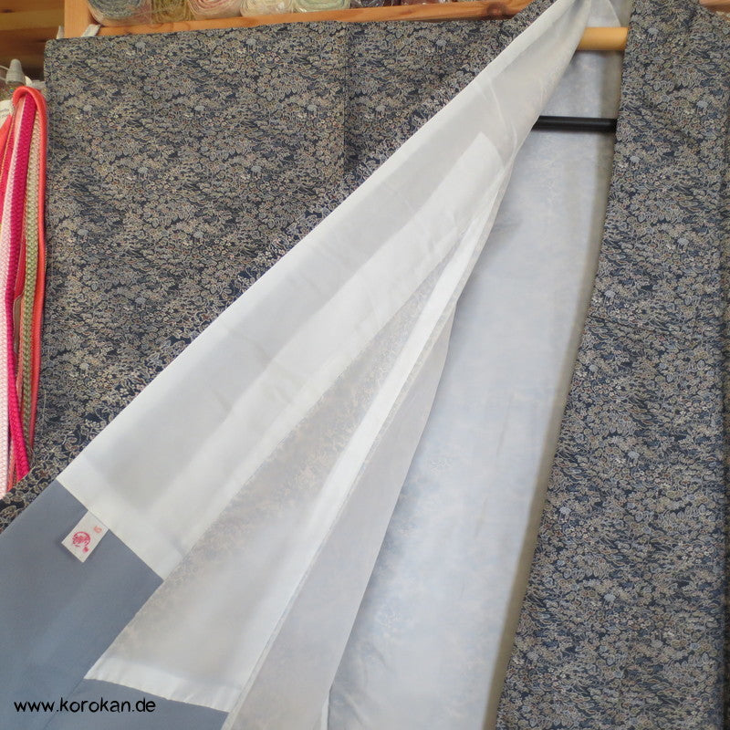 Landschaftsmuster Omeshi Jacquard Komon Kimono
