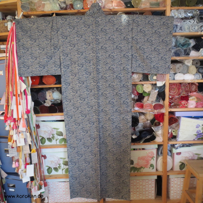 Landschaftsmuster Omeshi Jacquard Komon Kimono
