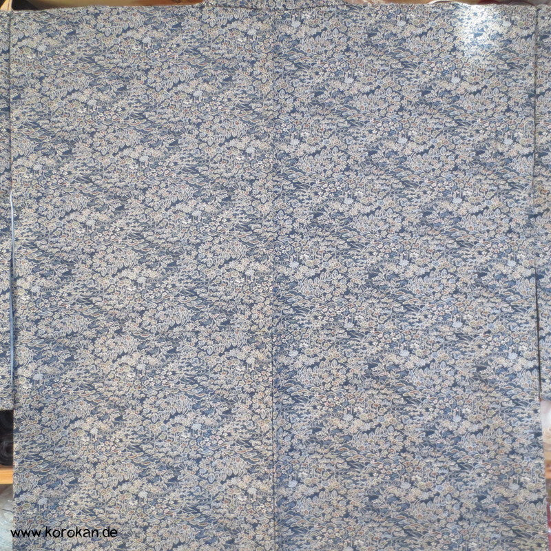 Landschaftsmuster Omeshi Jacquard Komon Kimono
