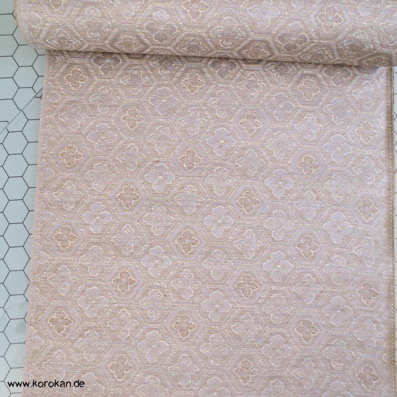 Pastell Kikko Jacquard Seiden Stoff für Kimono