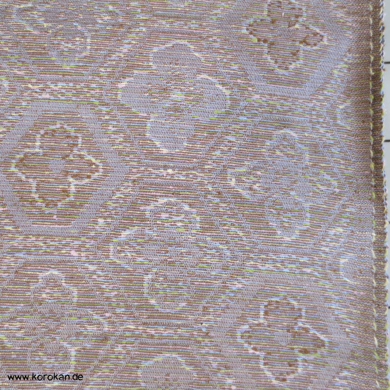 Pastell Kikko Jacquard Seiden Stoff für Kimono