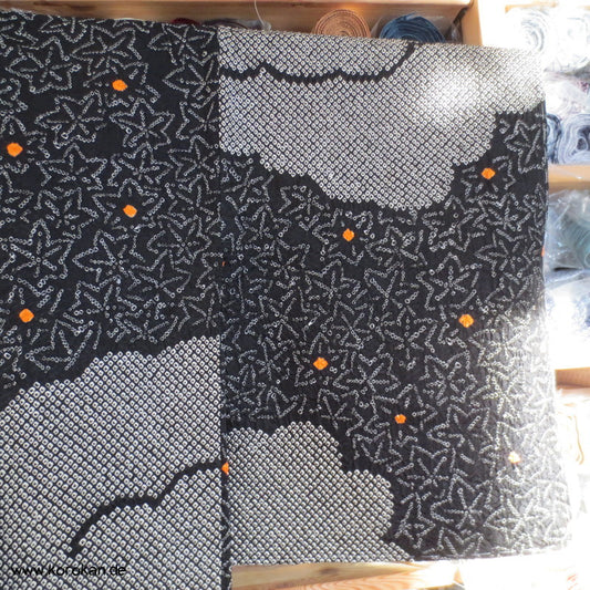 Full Shibori Ahornblattmuster, Wolken Haori Jacke