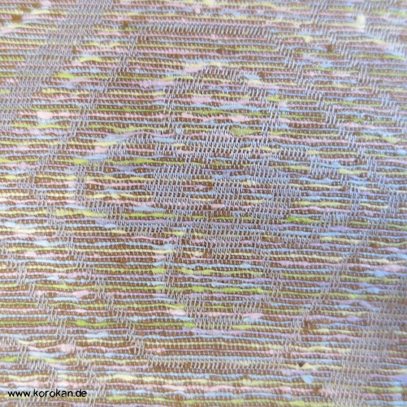 Pastell Kikko Jacquard Seiden Stoff für Kimono