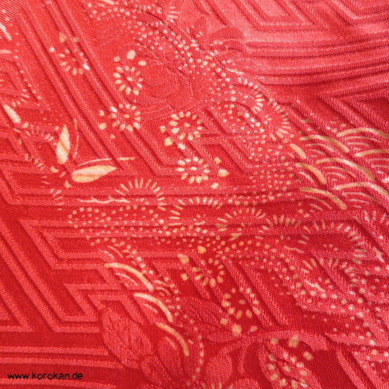 Shibori Segaiha Sayagata Seidendamast Stoffrest