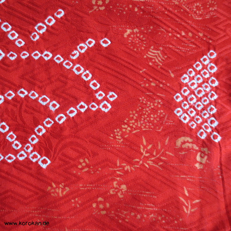 Shibori Segaiha Sayagata Seidendamast Stoffrest