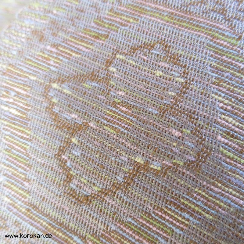 Pastell Kikko Jacquard Seiden Stoff für Kimono