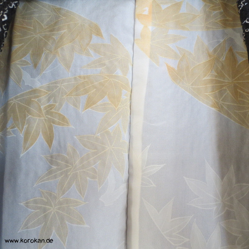 Full Shibori Ahornblattmuster, Wolken Haori Jacke