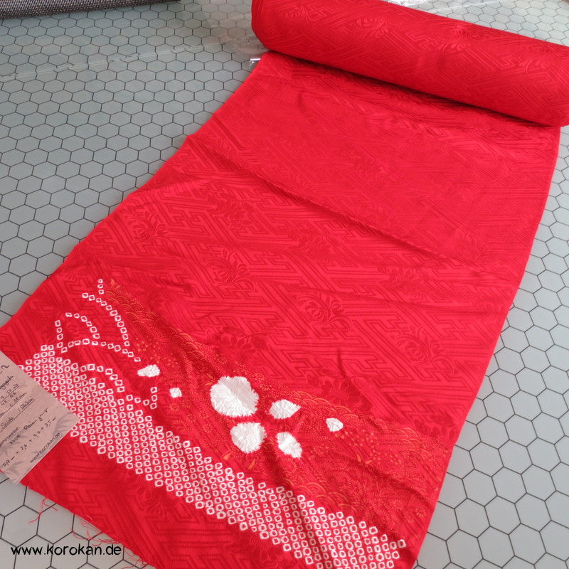 Shibori Segaiha Sayagata Seidendamast Stoffrest