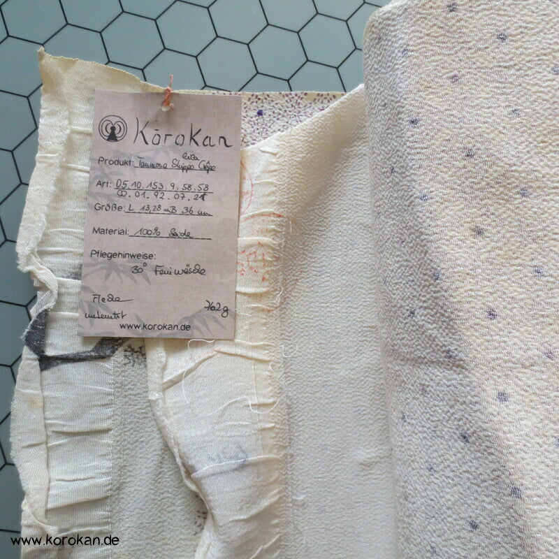 Shippo Kimono Chirimen Crepe Seide