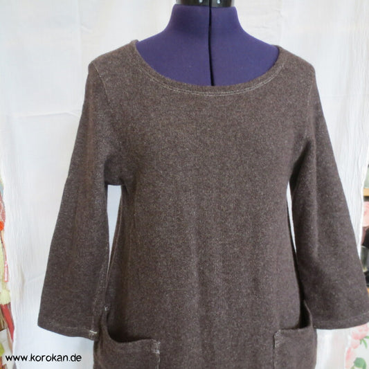 Wolle Baumwolle Sweatkleid A Linien, Gr. S