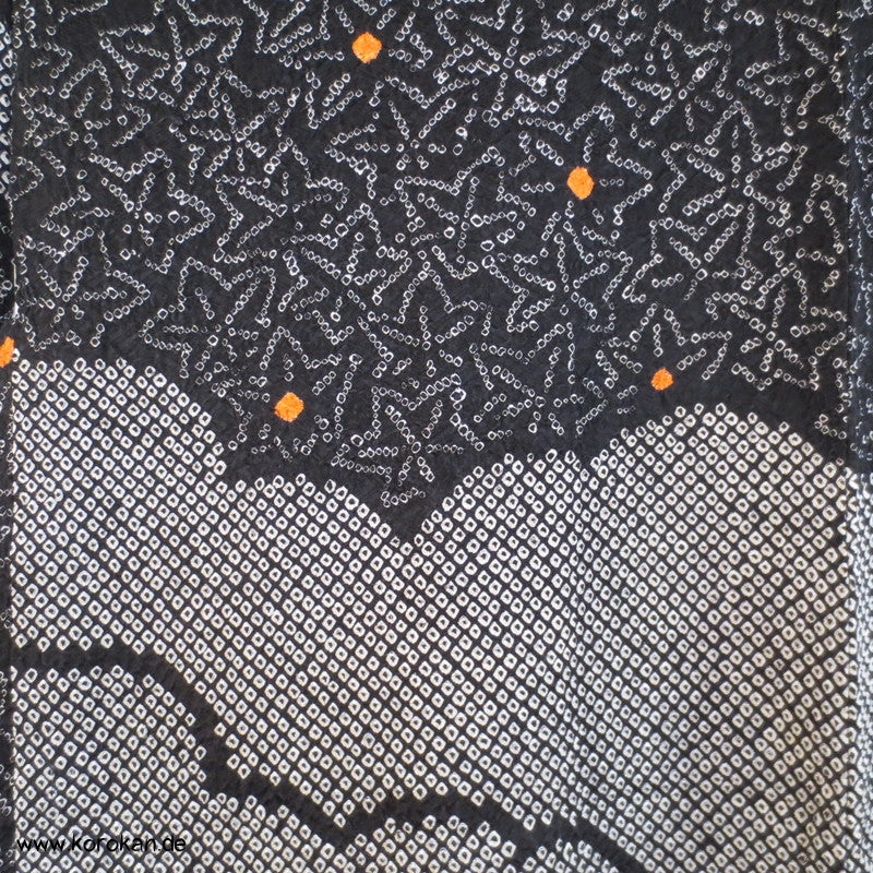 Full Shibori Ahornblattmuster, Wolken Haori Jacke