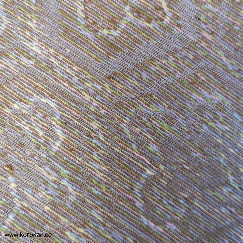 Pastell Kikko Jacquard Seiden Stoff für Kimono