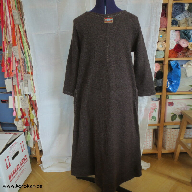 Wolle Baumwolle Sweatkleid A Linien, Gr. S