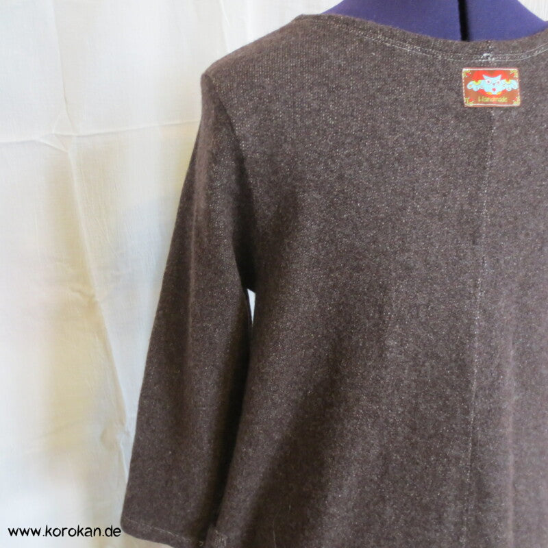 Wolle Baumwolle Sweatkleid A Linien, Gr. S