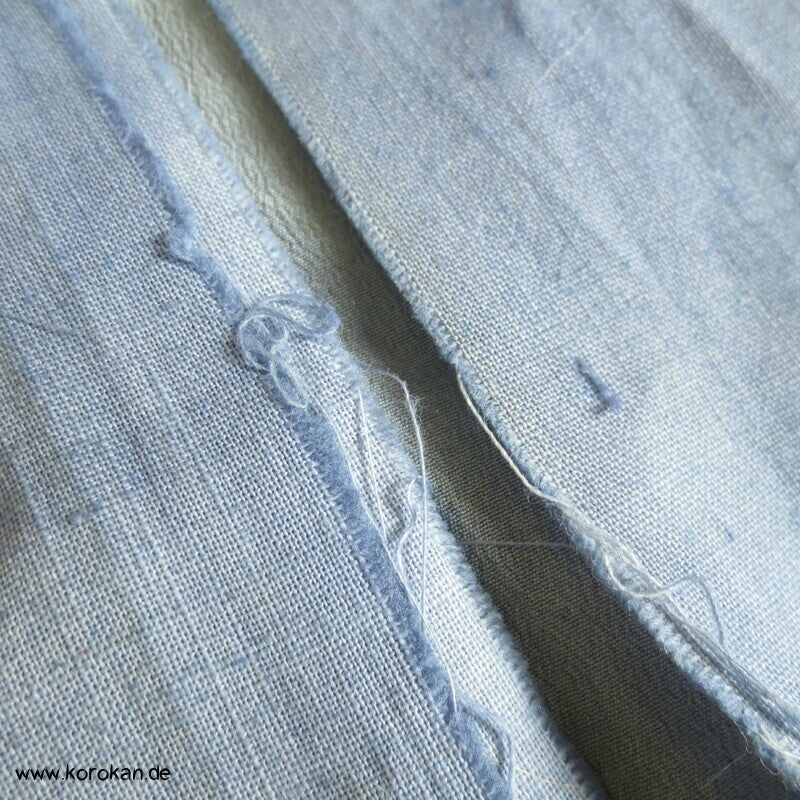 indigoblaue Kimono Seiden Stoffreste Beutel