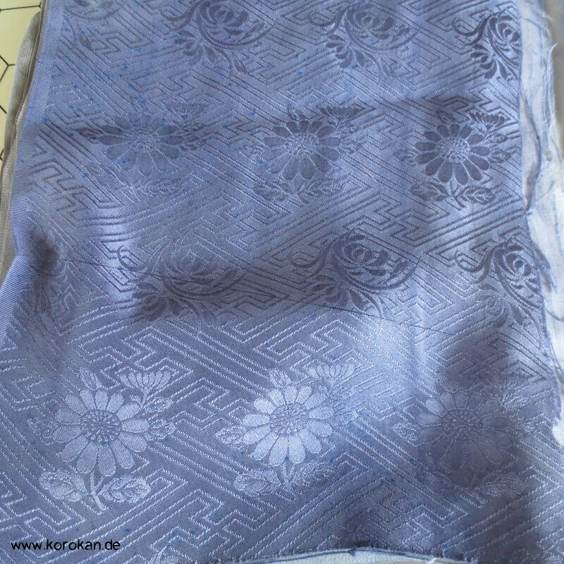 indigoblaue Kimono Seiden Stoffreste Beutel