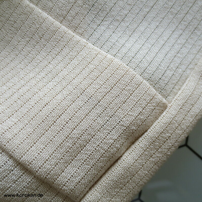 zarter heller Rho Seiden Hitoe Tsukesage Kimono, wie neu