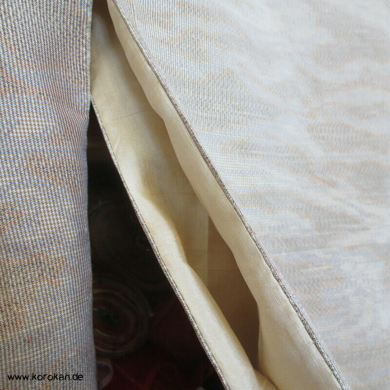 XXL Tsumugi Kasuri Seiden Kimono, annual growth Muster
