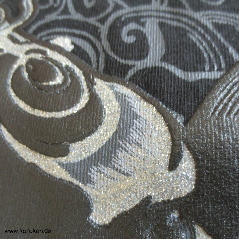 T Shirt mit Koi Print mit Glitzer