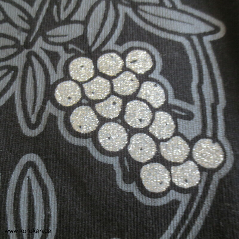 T Shirt mit Koi Print mit Glitzer