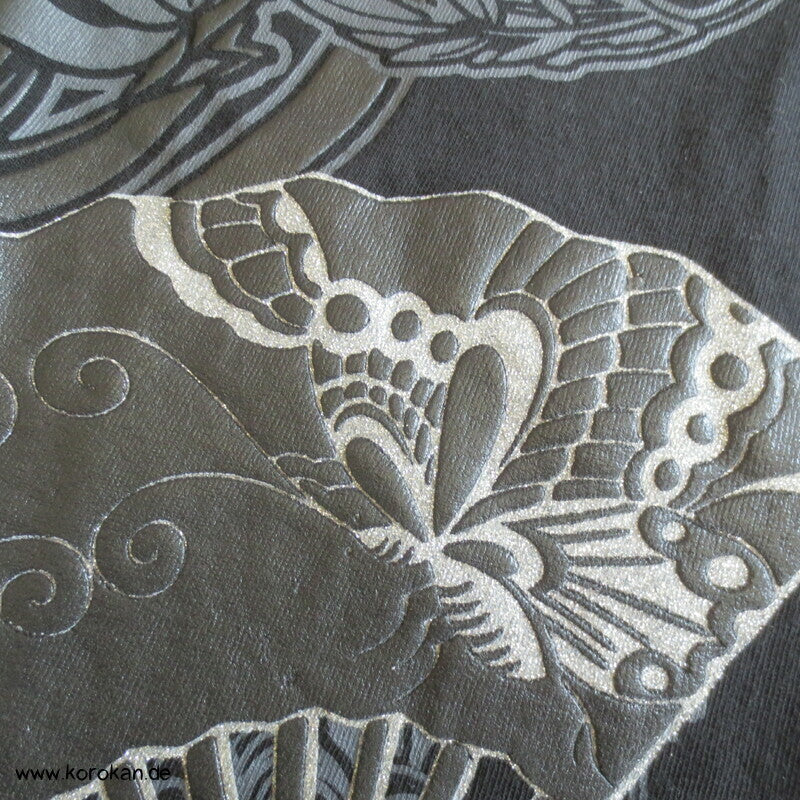 T Shirt mit Koi Print mit Glitzer