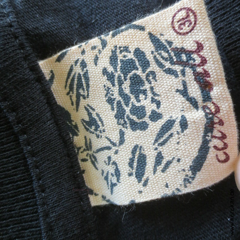 T Shirt mit Koi Print mit Glitzer