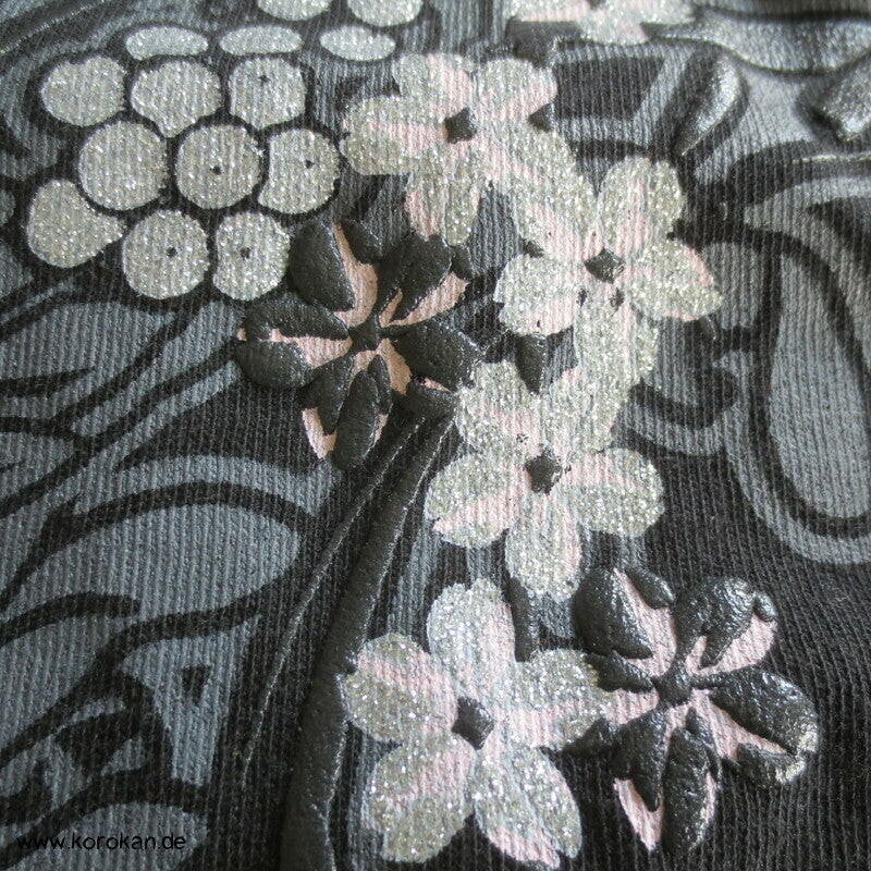T Shirt mit Koi Print mit Glitzer