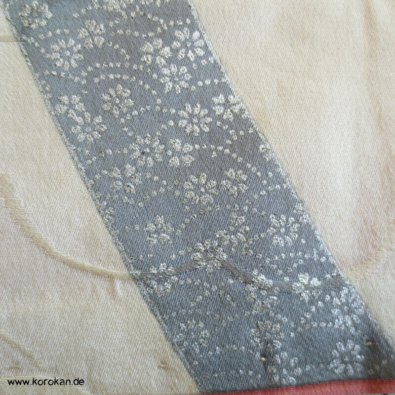 Bambus, Shibori Applikationen, goldbestickt Chu Furisode