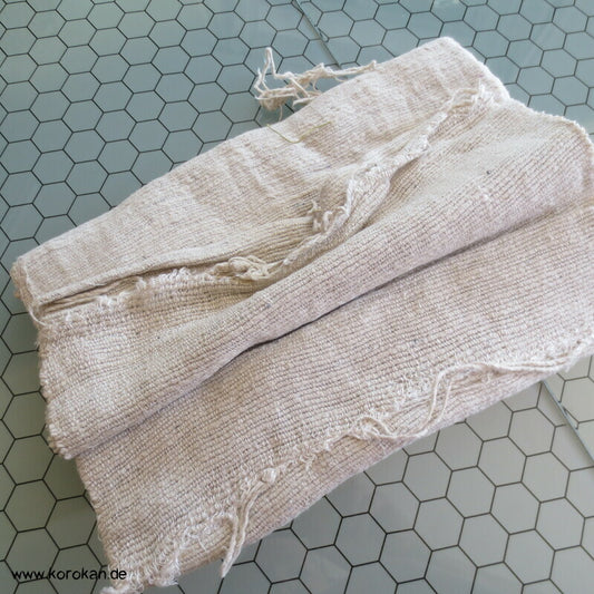 Obi Kimonogürtel Polster, antik, natur, mit Seidenauflage