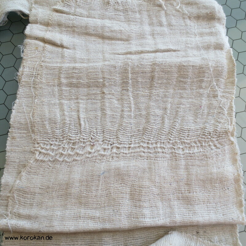 Obi Polster, antik, natur, mit Seidenauflage