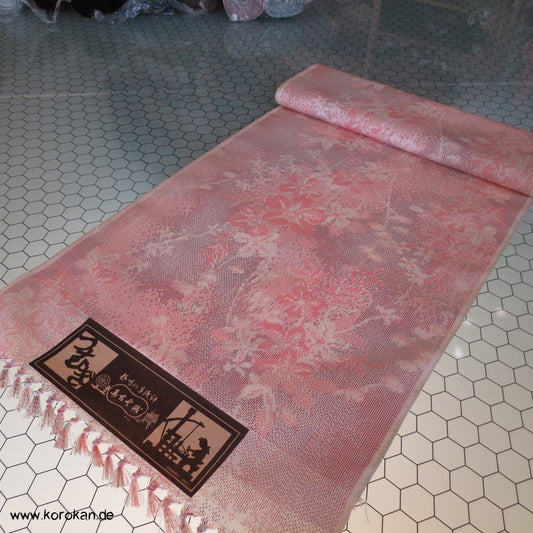 Blüten Kasuri Kimono Seide