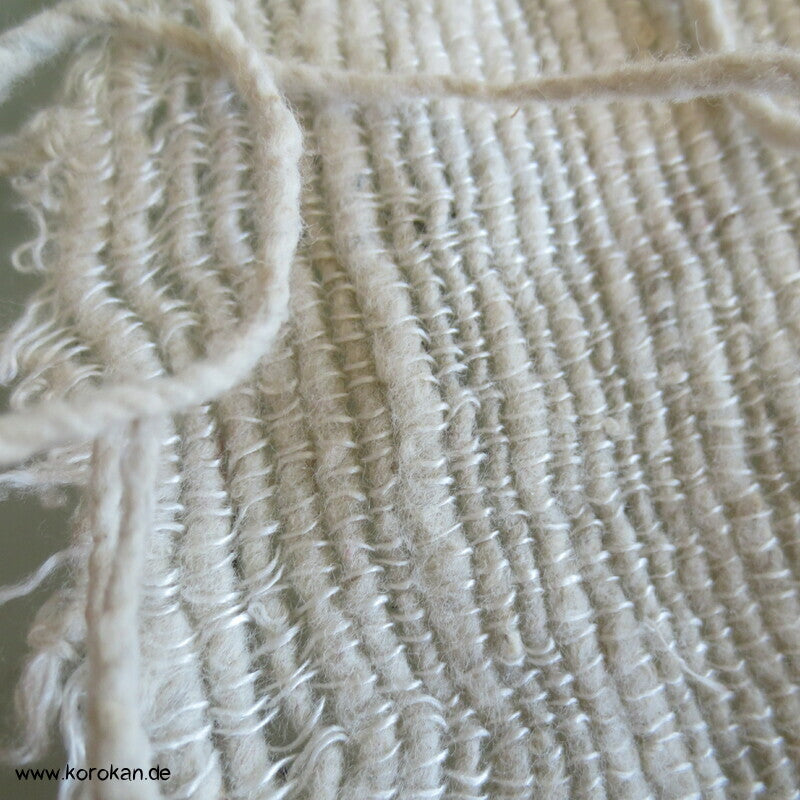 Obi Polster, antik, natur, mit Seidenauflage