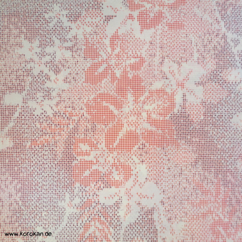 Blüten Kasuri Kimono Seide
