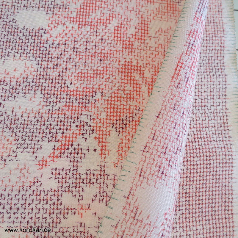 Blüten Kasuri Kimono Seide