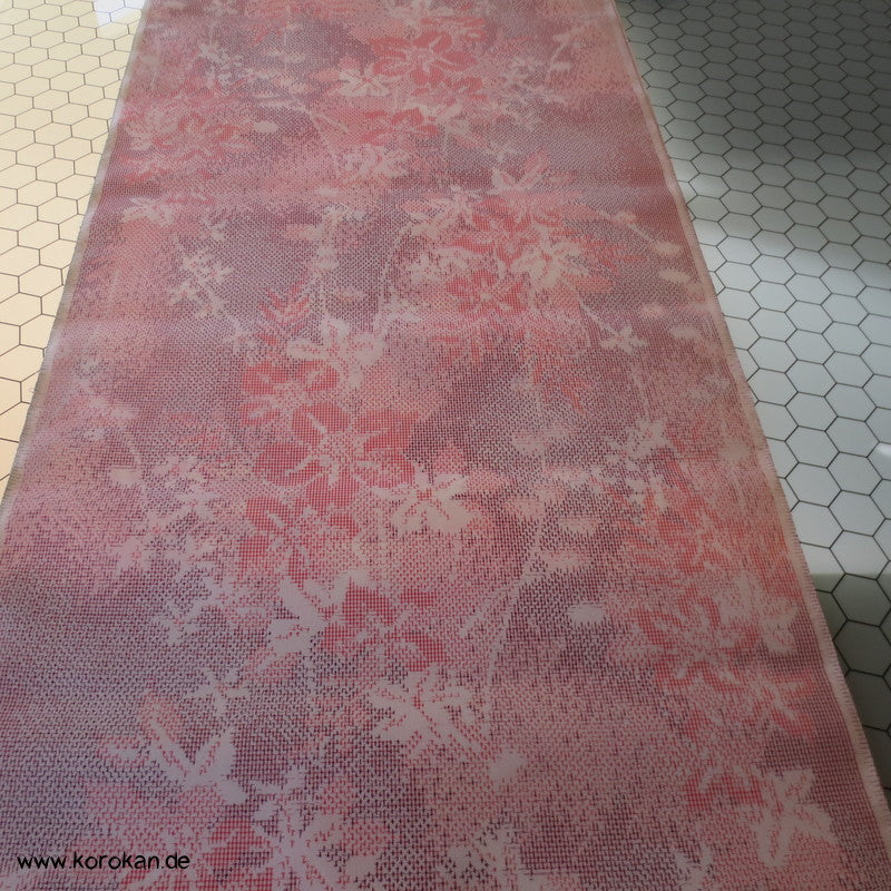Blüten Kasuri Kimono Seide