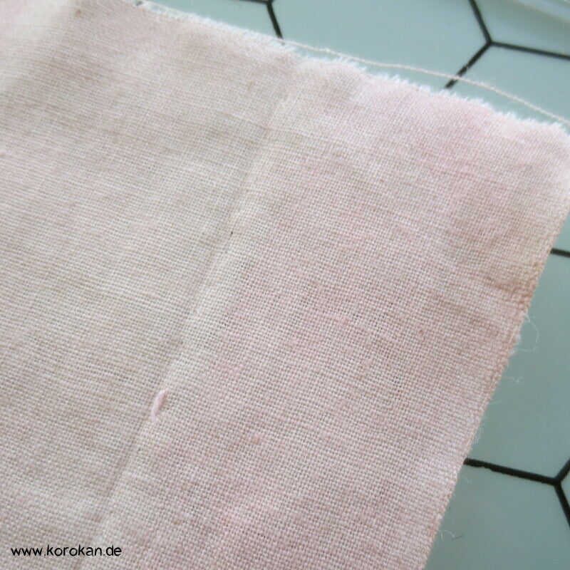 Araihari Kimono Futter Stoff antik Rest rosa