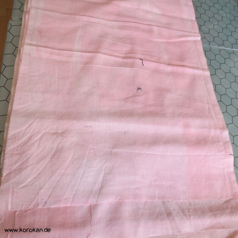 Araihari Kimono Futter Stoff antik Rest rosa