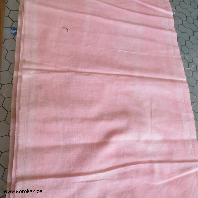 Araihari Kimono Futter Stoff antik Rest rosa