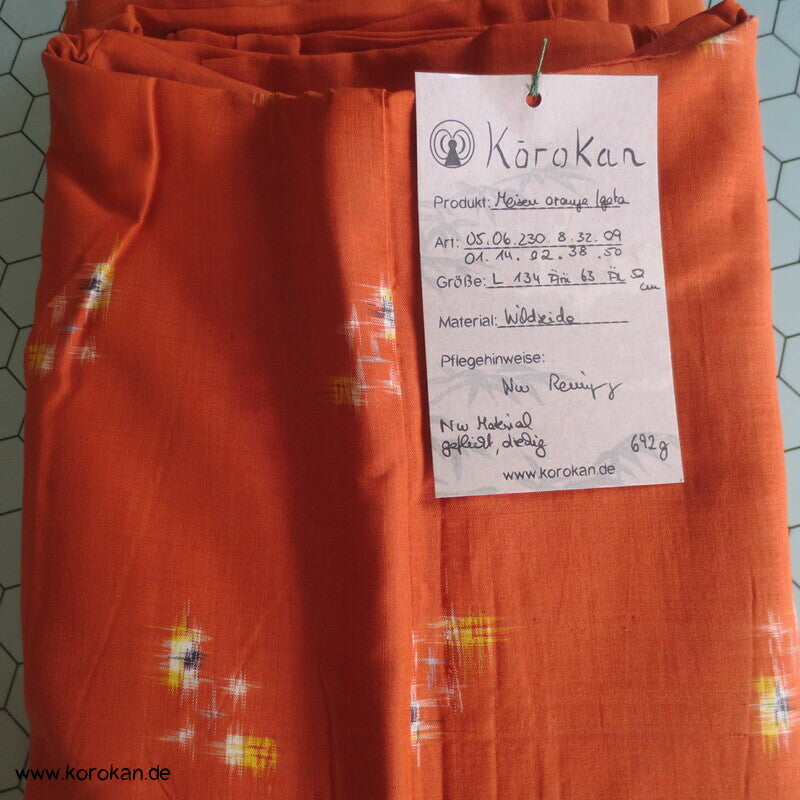 Igeta Kasuri Meisen Seiden Kimono