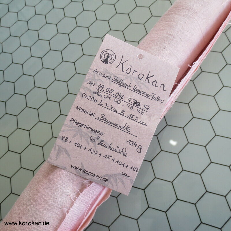 Araihari Kimono Futter Stoff antik Rest rosa